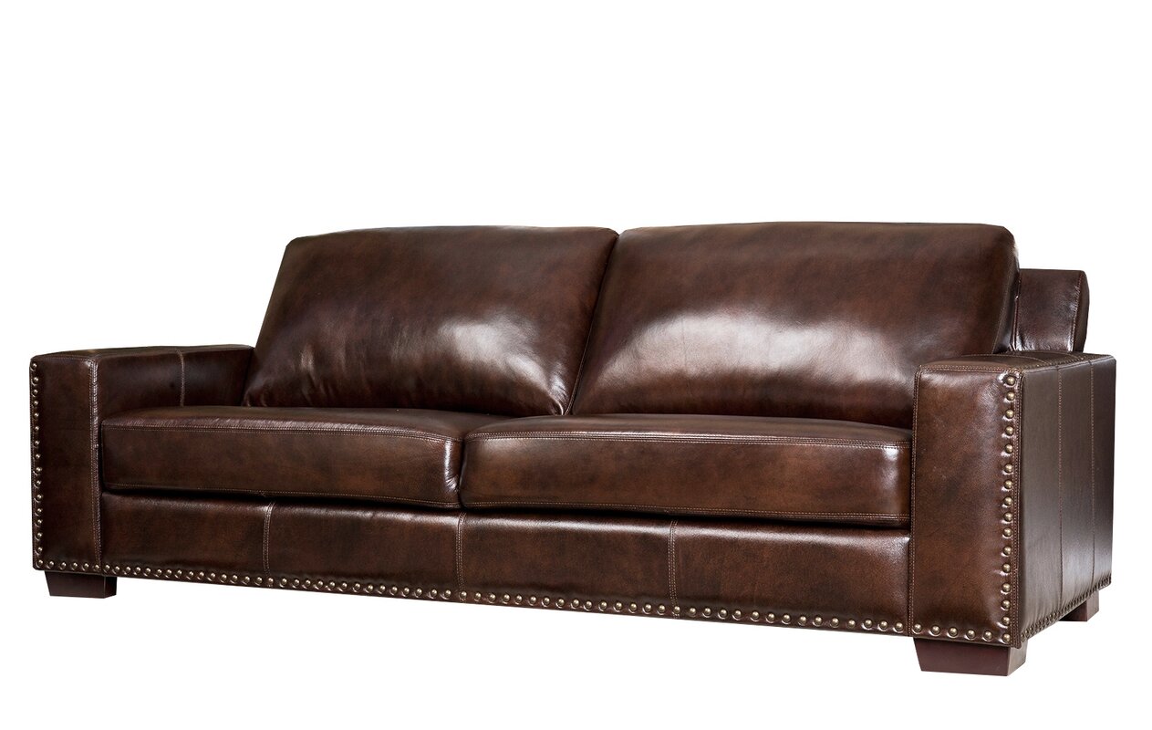 lemon grove leather sofa